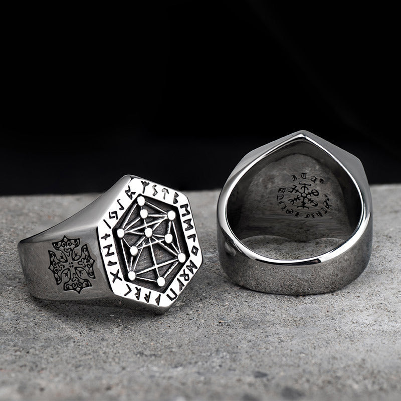 Anillo nórdico vikingo gótico