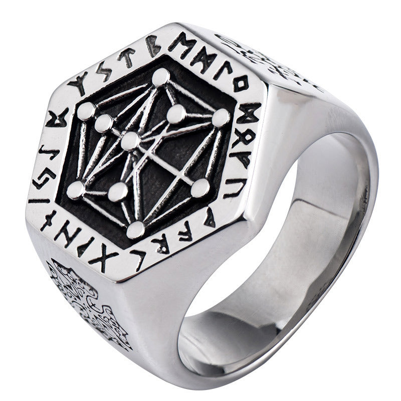 Anillo nórdico vikingo gótico