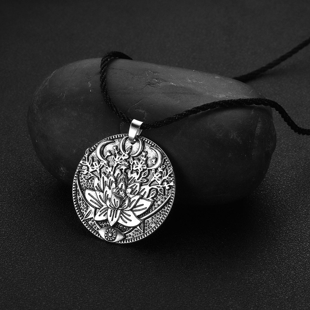 Lotus Pendant Necklace