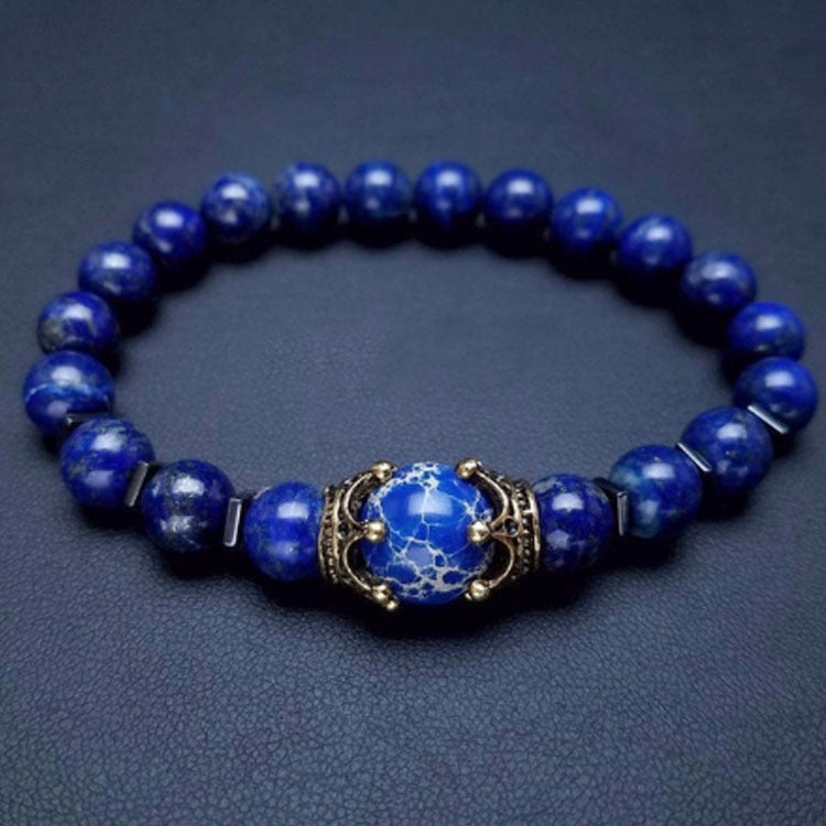 Pulsera de cuentas de piedra de ojo de tigre