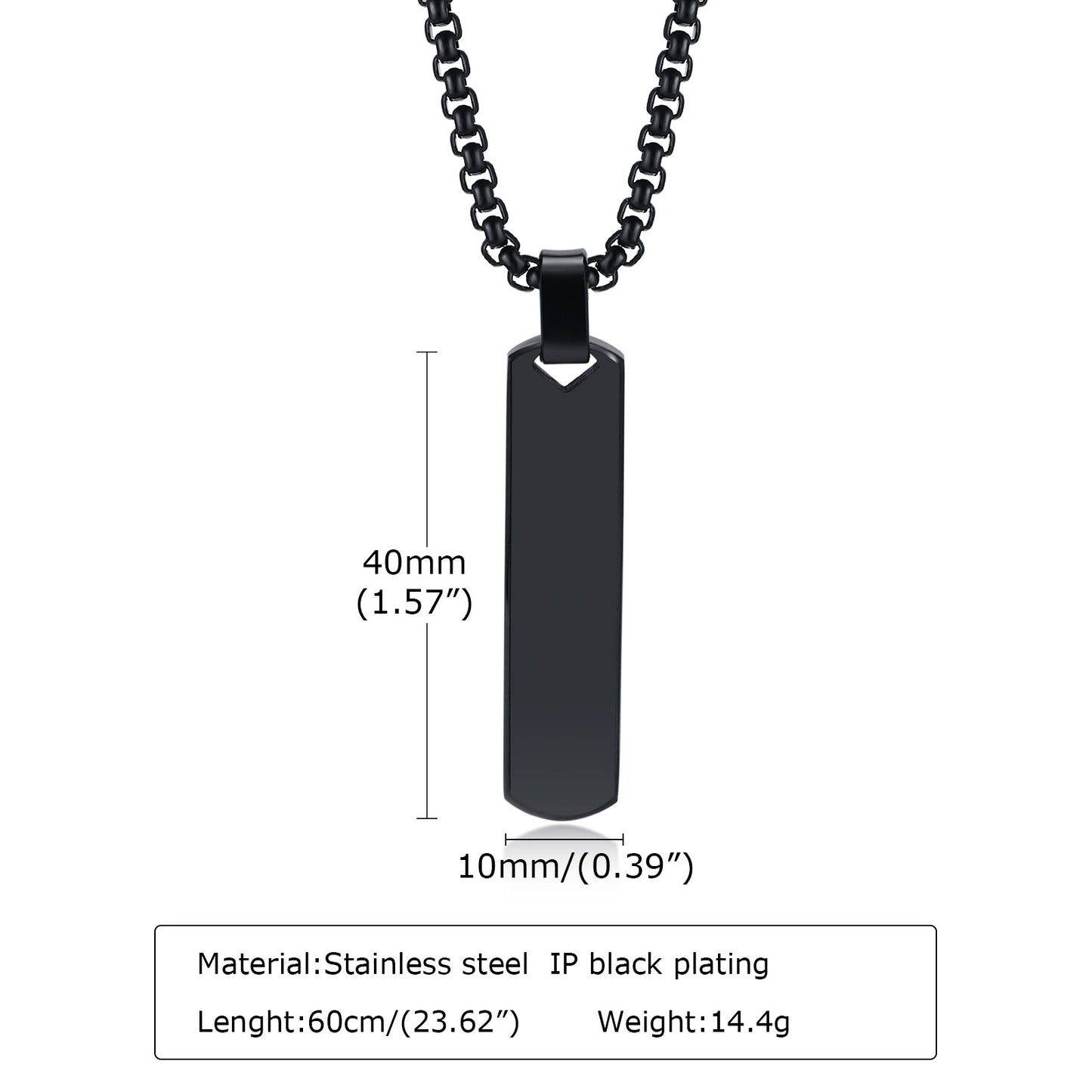 RectaLuxe Stainless Necklace