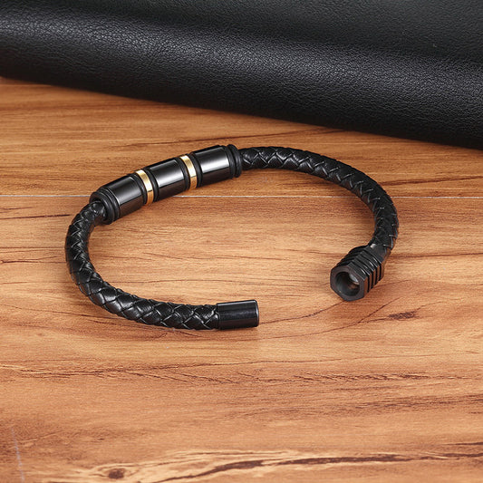 Woven Leather Bracelet