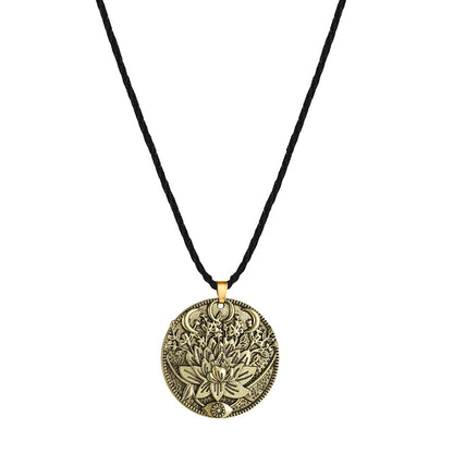 Lotus Pendant Necklace